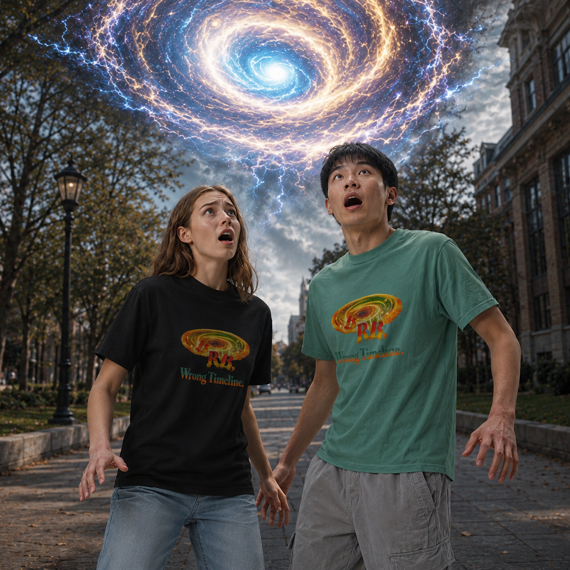 BRB Wrong Timeline - Like Aliens (Unisex) - Social Thoughts Collection